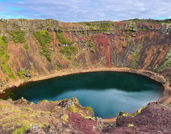 Golden Circle landscape seen on a sightseeing tour in Iceland